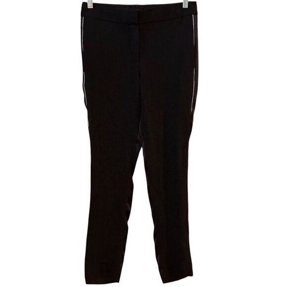 Theory Women's Black Dress Pants Size 2 Straight Leg Business - Picture 1 of 13